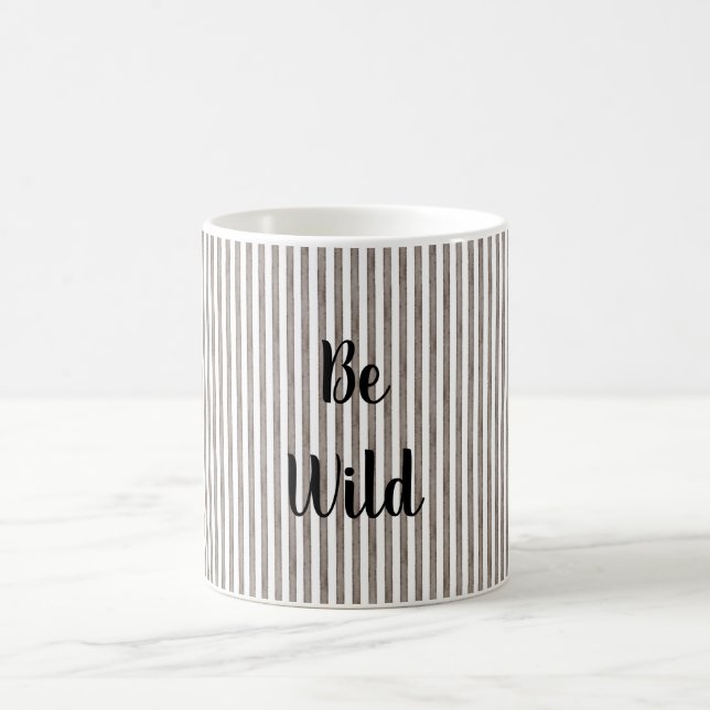 Taza Mágica Ser Rayas Marrones Salvajes (Centro)