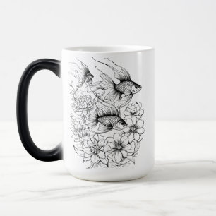 Taza Mágica Serene Koi Pond Morphing Mug - 15 oz