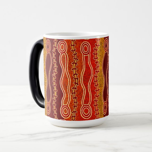 Taza Mágica Serpientes aborígenes. (Anverso izquierdo)