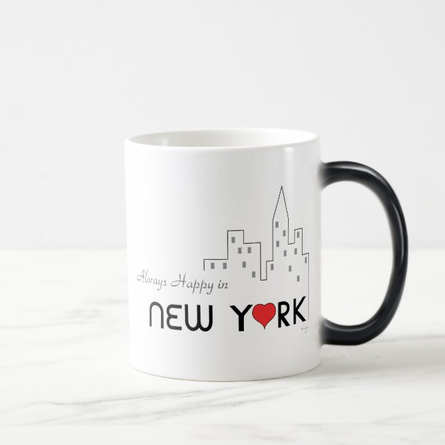 Taza Mágica Siempre feliz en Nueva York (Derecha)