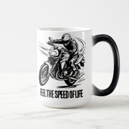 Taza Mágica Siente la Velocidad de la Vida, Corredor en Movimi
