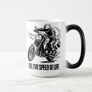 Taza Mágica Siente la Velocidad de la Vida, Corredor en Movimi