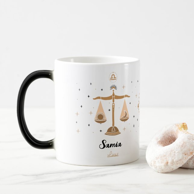 Taza Mágica Signe du Zodiaque - Balance / Libra - (Con donut)
