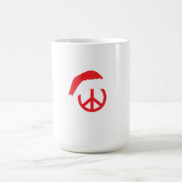 Taza Mágica Signo de Santa Paz Ho Ho Ho Ho Ho con Santa Hat