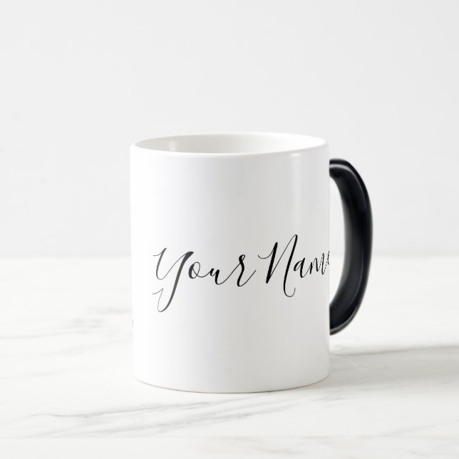 Taza Mágica "Signo Gemini personalizado Zodiac Nombre y rasgos (Anverso derecho)