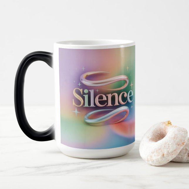 Taza Mágica Silence Meditation Pastel Starry Morphing Mug (Con donut)