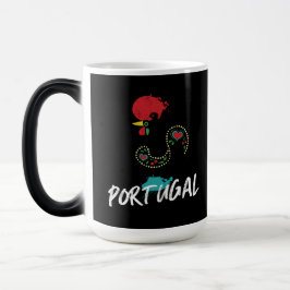 Taza Mágica Símbolo galopante Portugal Barcelos Café de dos to
