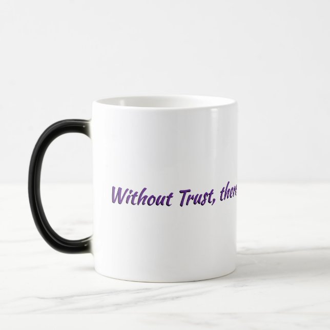 Taza Mágica Sin confianza, ninguna razón para continuar con la (Izquierda)