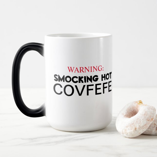 Taza Mágica Smocking Covfefe caliente (Con donut)