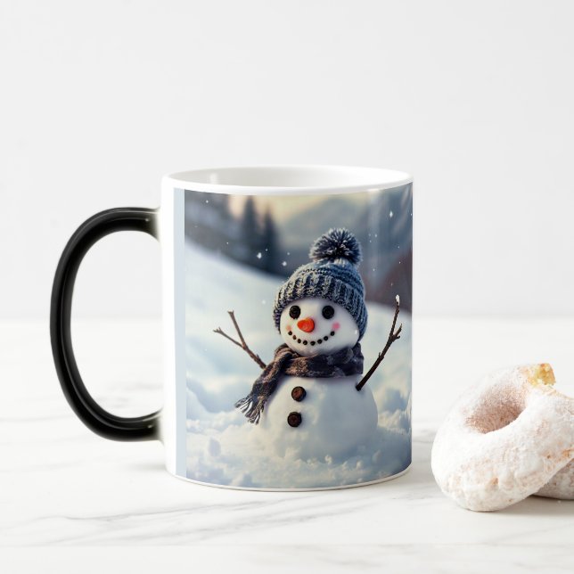 Taza Mágica Snowman (Con donut)