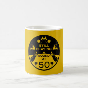 Taza Mágica Sobre el golfista de cumpleaños de Hill