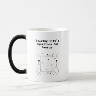 Taza Mágica Solucionador de ecuaciones de la vida   Sabiduría 