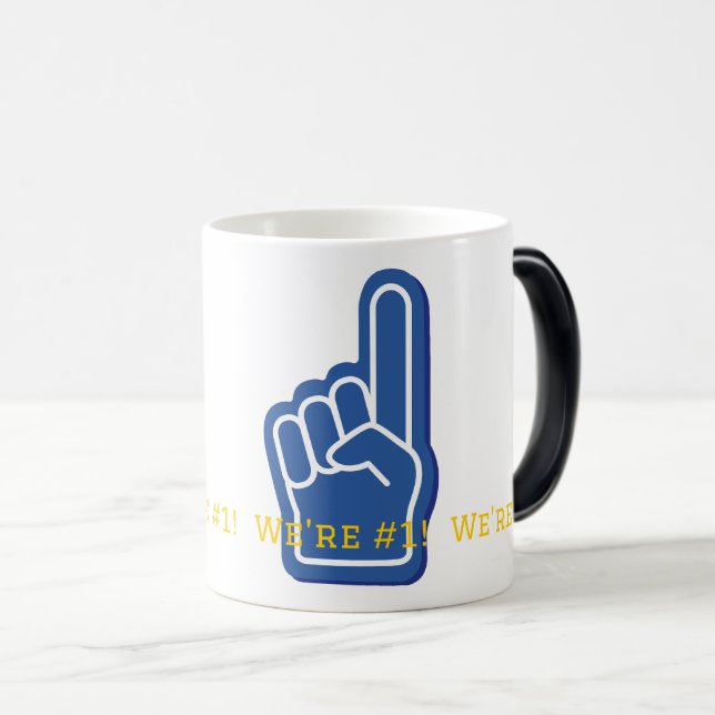 Taza Mágica SOMOS Fans de Espíritu del Equipo Deportivo Finger (Anverso derecho)