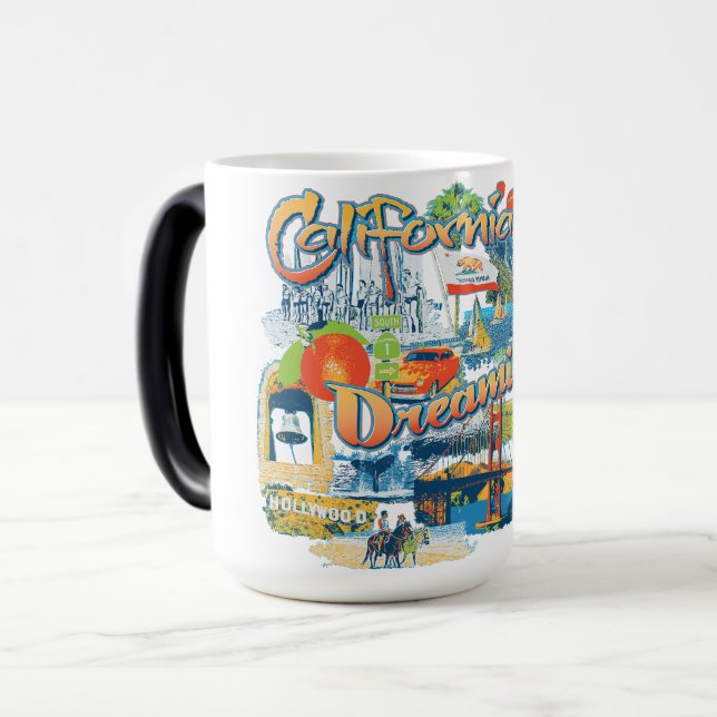 Taza Mágica Soñando California (Anverso izquierdo)