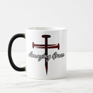Taza Mágica Sorprendente Grace Nail Cross Christian