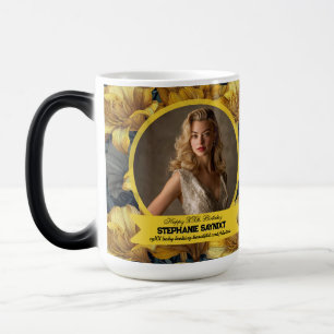Taza Mágica Sorpresa de cumpleaños personalizada con Amarilis 