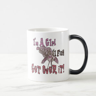 Taza Mágica Soy un Chica que pesco y lo supero