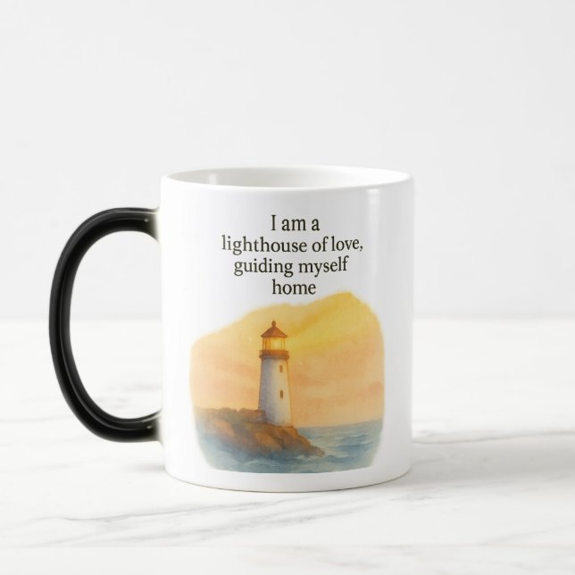 Taza Mágica Soy un Faro de Amor Mug (Izquierda)