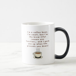 Taza Mágica Soy un grano de café