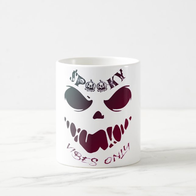 Taza Mágica Spooky Vibes Only-Halloween Monster  (Centro)