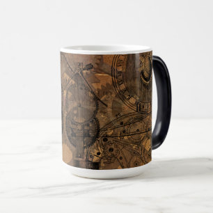 Taza Mágica Steampunk Clocks & Gears Victorian Style