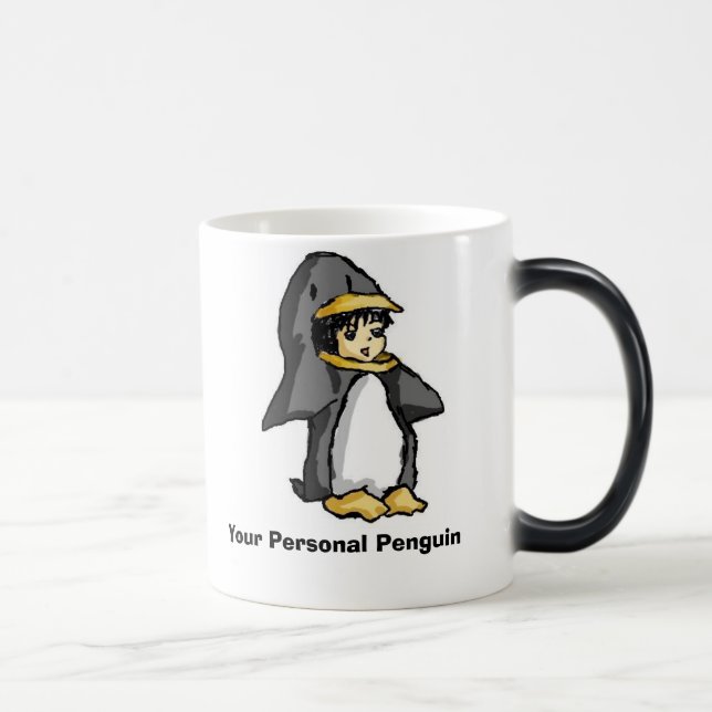 Taza Mágica Su pingüino personal (Derecha)