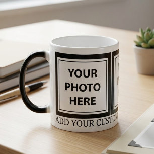 Taza Mágica Sube 3 Fotos y Agrega Texto – Personaliza la Image
