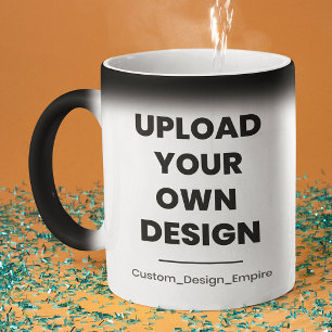 Taza Mágica Sube tu propio diseño aquí Plantilla personaliza