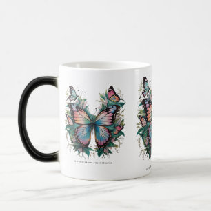 Taza Mágica Sueños de mariposa - Transformación   Morphing de 