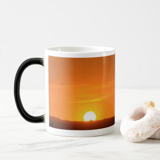 Taza Mágica Sunset Classic Mug, 11 oz (Con donut)