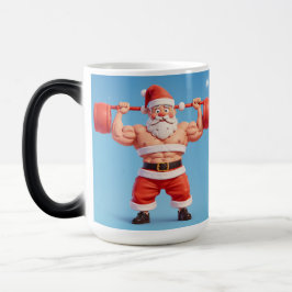 Taza Mágica Swole Santa: ganando y entregando regalos