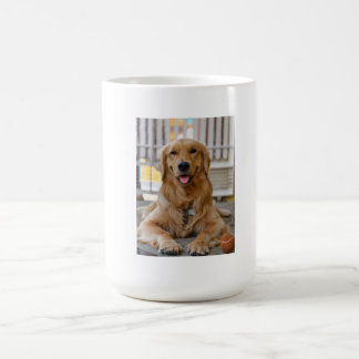 Taza Mágica tasa de golden retrieven