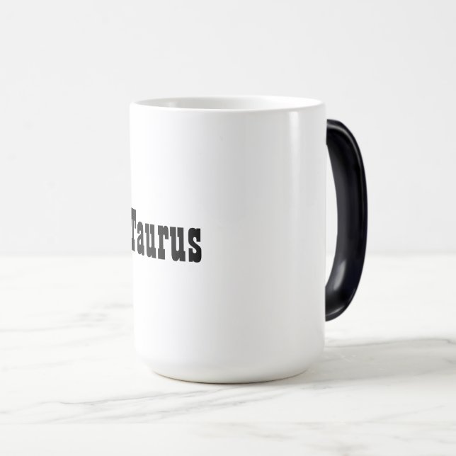Taza Mágica Taurus Zodiac Sign Morphing Mug (Anverso derecho)