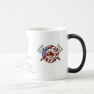 Taza Mágica "Taza de café del rezo de un bombero"