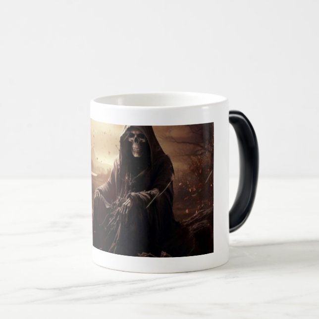 Taza Mágica Tazas, santa muerte, la niña, esotérico, mug (Anverso derecho)