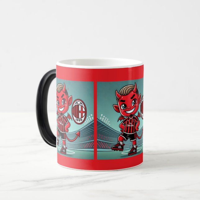 Taza Mágica Tazza Milan calcio (Anverso izquierdo)