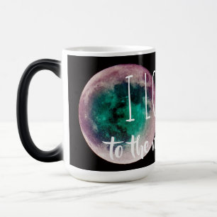 Taza Mágica Te amo a la luna y a Morphed Mug