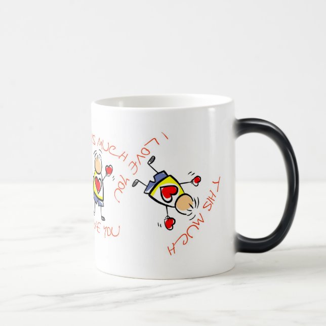 Taza Mágica Te amo este mucho (5) (Derecha)