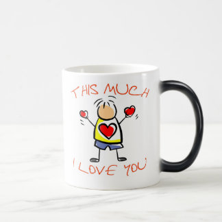 Taza Mágica Te amo este mucho v1
