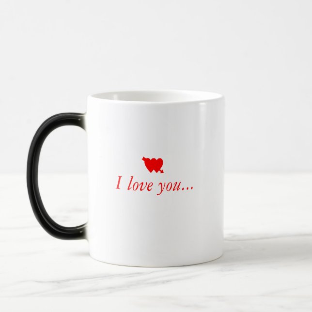 Taza Mágica Te amo (mano izquierda) (Izquierda)