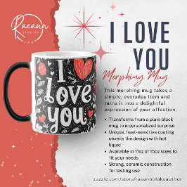 Taza Mágica Te Amo Morphing Mug