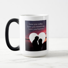 Taza Mágica Te amo por siempre