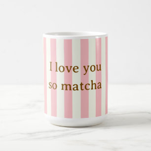 Taza Mágica Te Amo Tanto Matcha Lindo Rosa