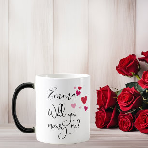 Taza Mágica ¿Te Casarás Conmigo Mensaje Oculto Sorpresa Propue