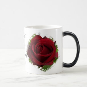 Taza Mágica ¿Te Casarás Conmigo Morphing Mug Red Rose?