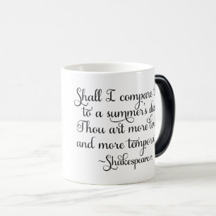 Taza Mágica ¿Te compararé con el día del verano - Shakespeare