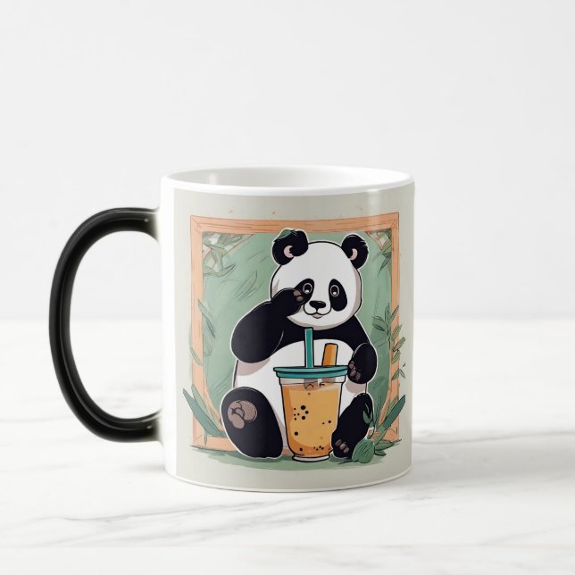 Taza Mágica Té de burbuja de café con café, té de boba (Izquierda)