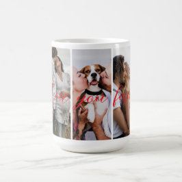 Taza Mágica Te quiero por siempre Personalizado de Collage de