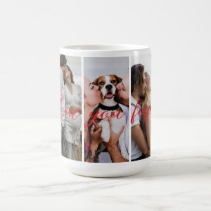 Taza Mágica Te quiero por siempre Personalizado de Collage de
