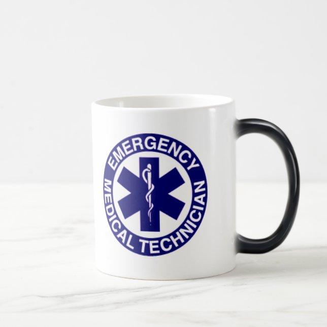 TAZA MÁGICA TÉCNICOS MÉDICOS EMT DE LA EMERGENCIA (Derecha)